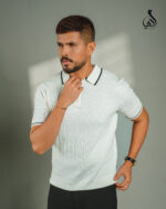 The Executive Ivory White Polo - Image 3