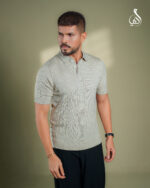 The Noble Texture Polo – Stone Beige